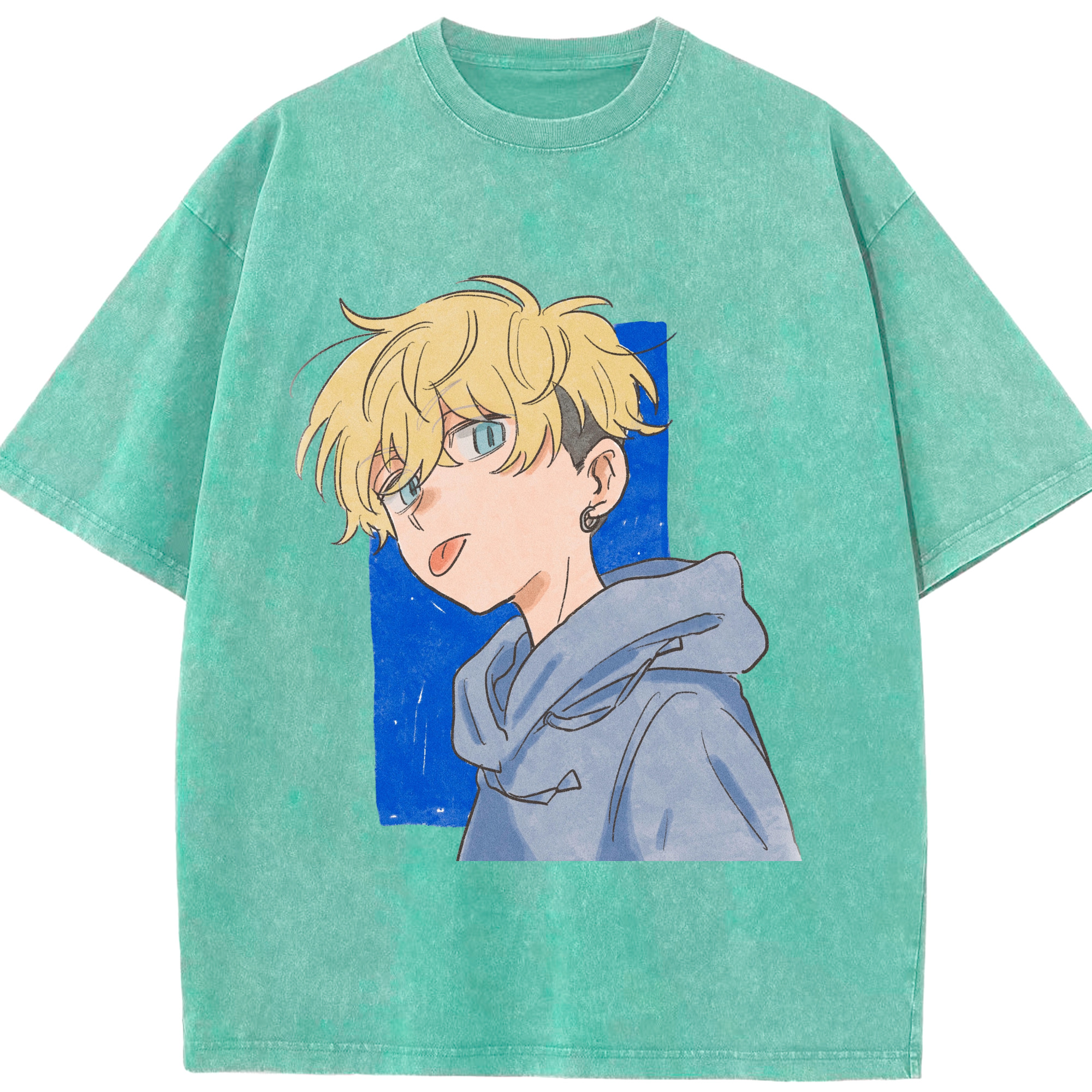 （画像用） 東京リベンジャーズ Tokyo Revengers 綿100% ヴィンテージ風 半袖Tシャツ（フロントプリント）